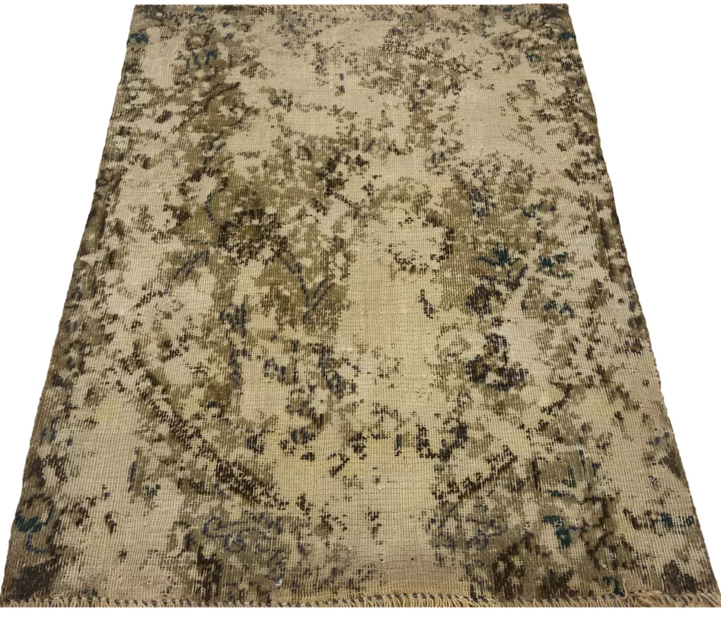 vintage-orientteppich-69-x-53-cm-handgeknupft-modernes-design-1 Orientteppich 69 x 53 cm Wolle handgeknüpft