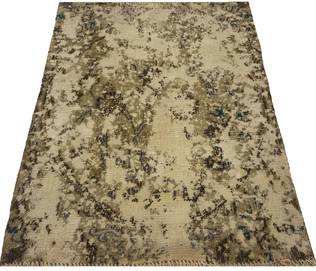 vintage-orientteppich-69-x-53-cm-handgeknupft-modernes-design-1 Orientteppich 69 x 53 cm Wolle handgeknüpft