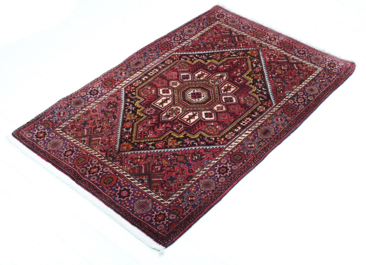 Perserteppich Bidjar 125 x 80 cm Wolle handgeknüpft