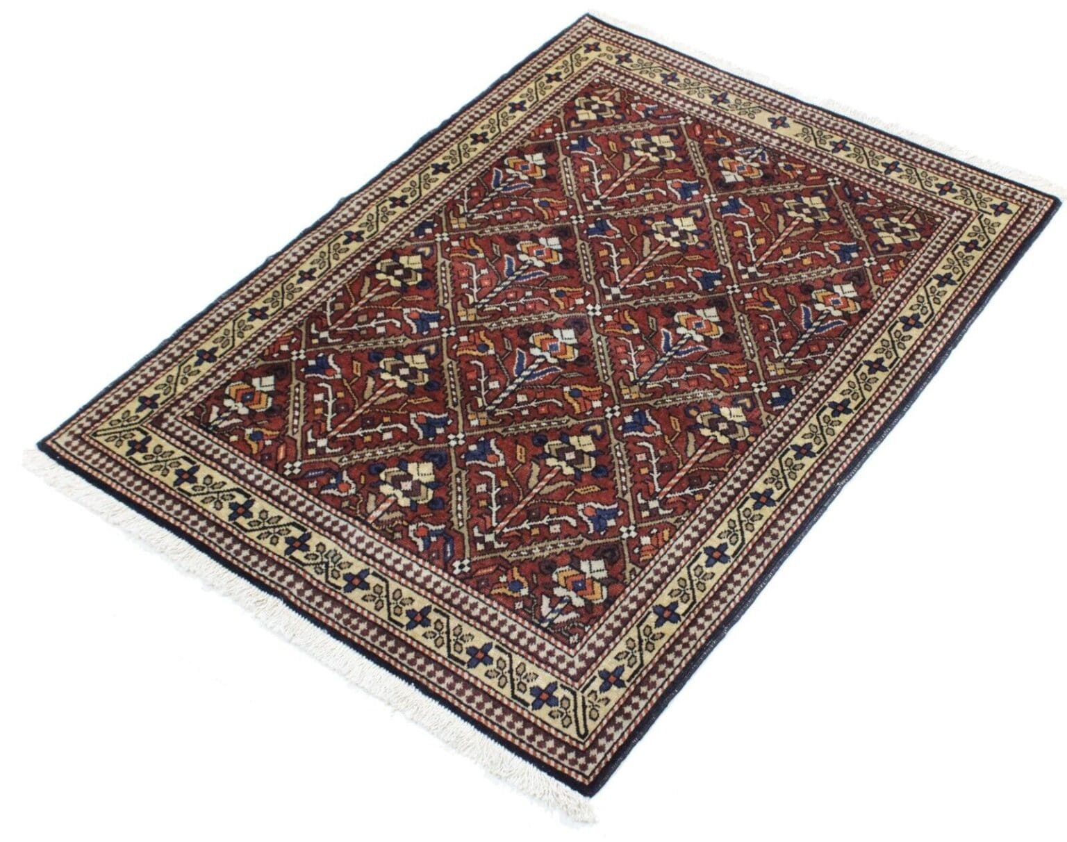 Orientteppich Russischer Kazak 110x80 cm Wolle handgeknüpft