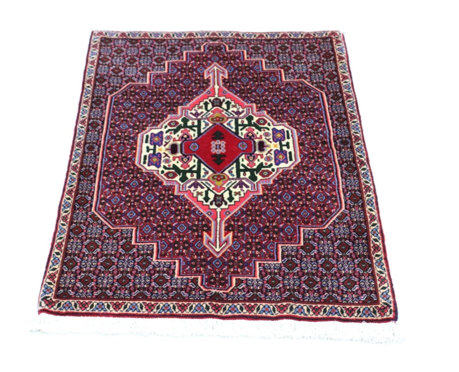 handgeknupfter-senneh-kurdi-orientteppich-100x70-cm-nr-33-yo-1 Perserteppich Senneh Kurdi 100 x 70 cm Wolle handgeknüpft