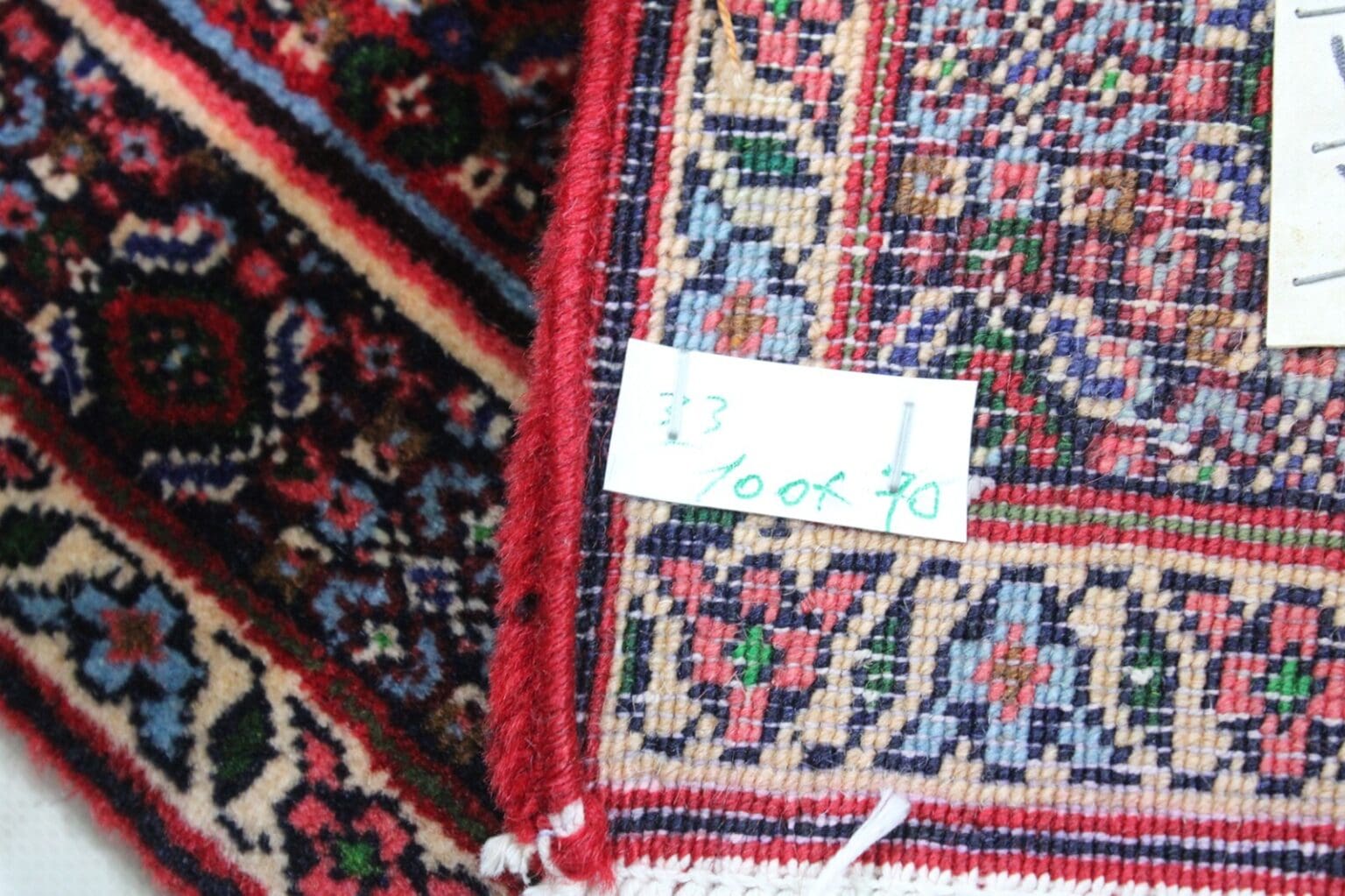 handgeknupfter-senneh-kurdi-orientteppich-100x70-cm-nr-33-yo-7 Perserteppich Senneh Kurdi 100 x 70 cm Wolle handgeknüpft