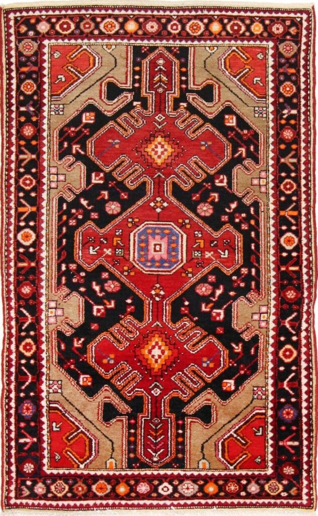 Perserteppich Hamedan 176 x 110 cm Wolle handgeknüpft