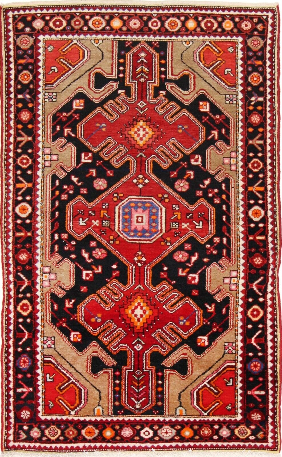 Perserteppich Hamedan 176 x 110 cm Wolle handgeknüpft