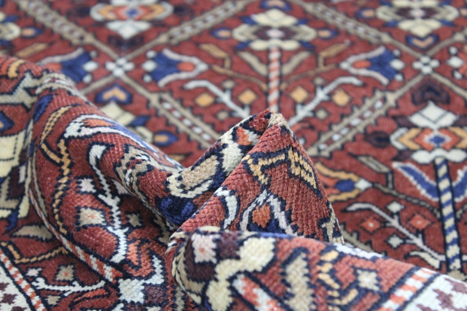 Orientteppich Russischer Kazak 110x80 cm Wolle handgeknüpft