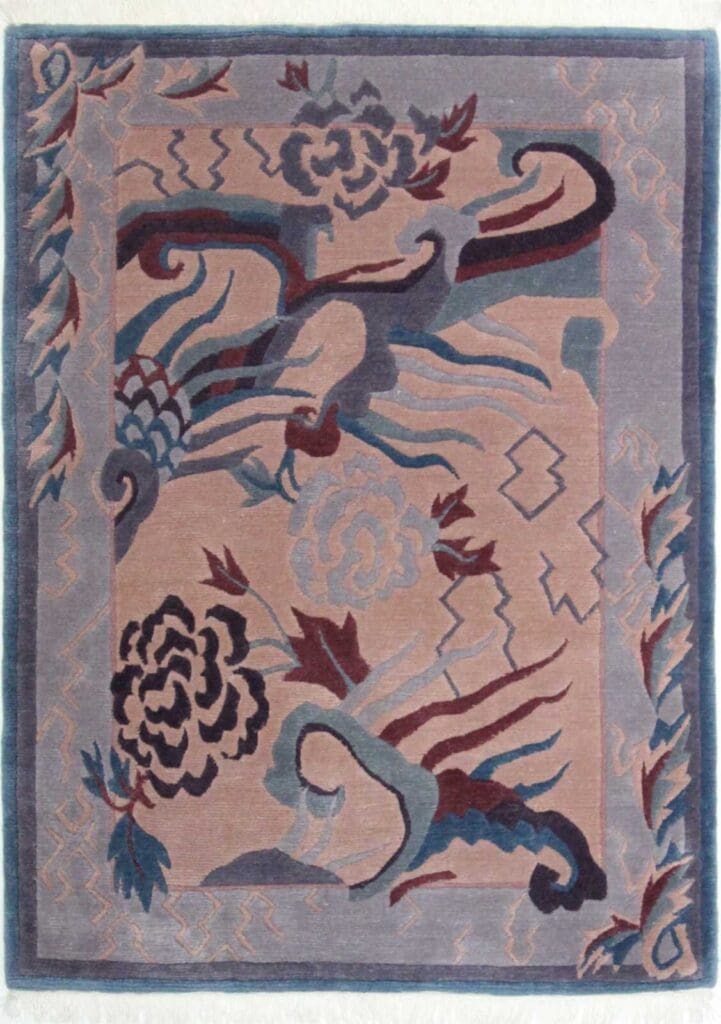 Orientteppich Nepal 174 x 124 cm Wolle handgeknüpft