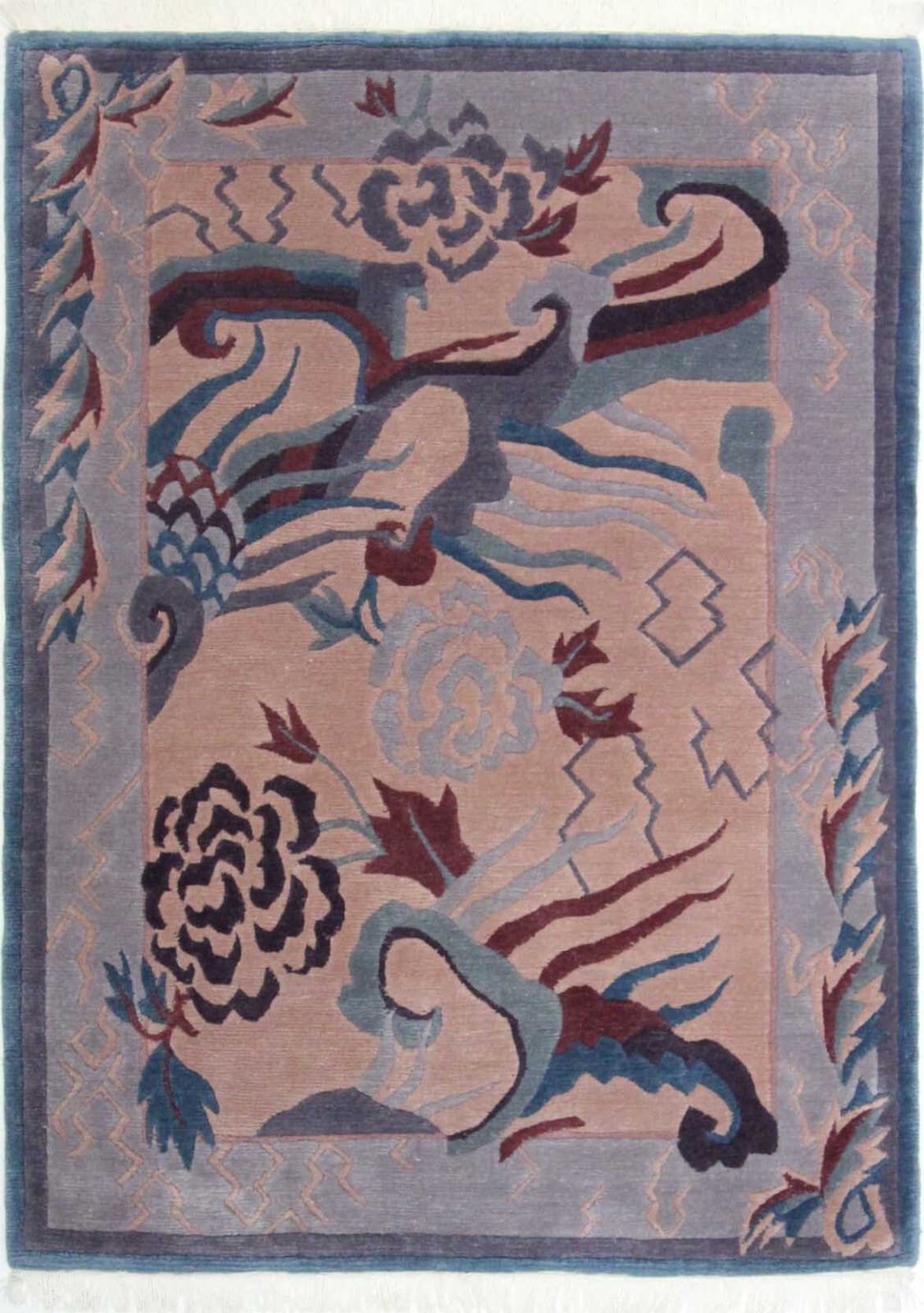 Orientteppich Nepal 174 x 124 cm Wolle handgeknüpft