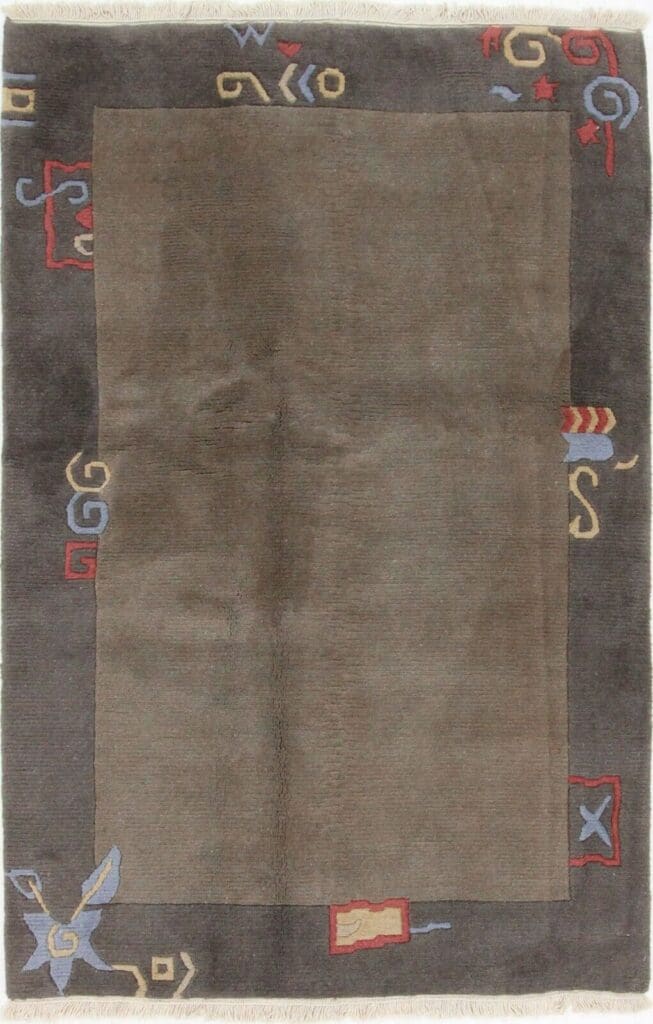 Orientteppich Nepal 190 x 127 cm Wolle handgeknüpft