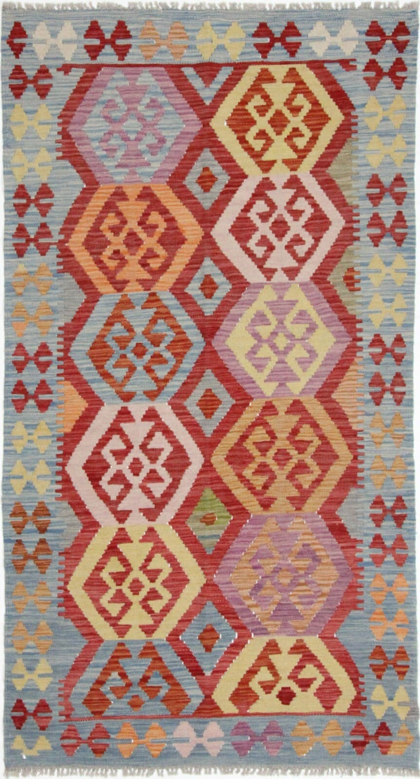 Orientteppich Afghanistan 199 x 106 cm Wolle handgewebt