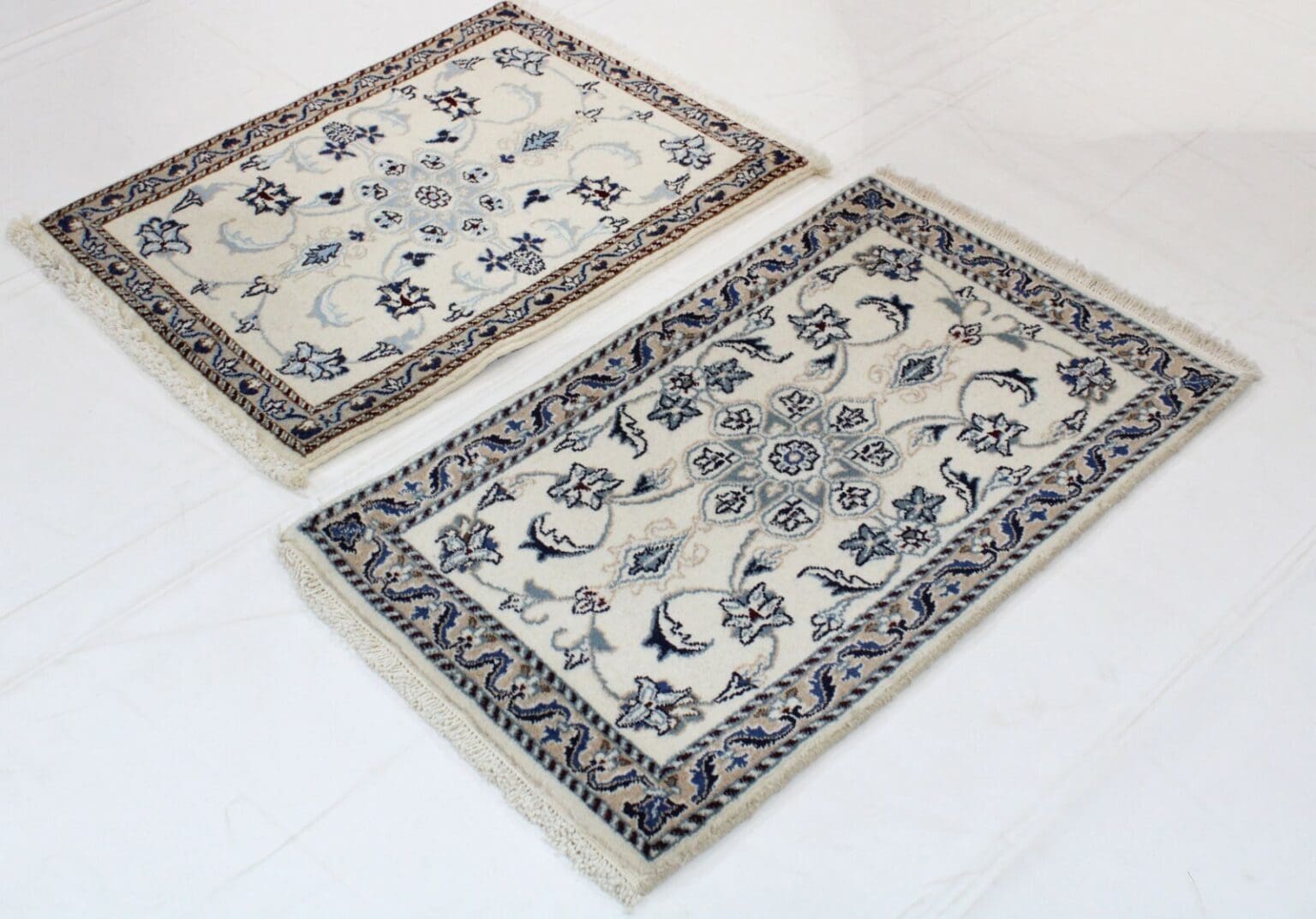 Perserteppich Nain 90 x 60 cm Wolle handgeknüpft