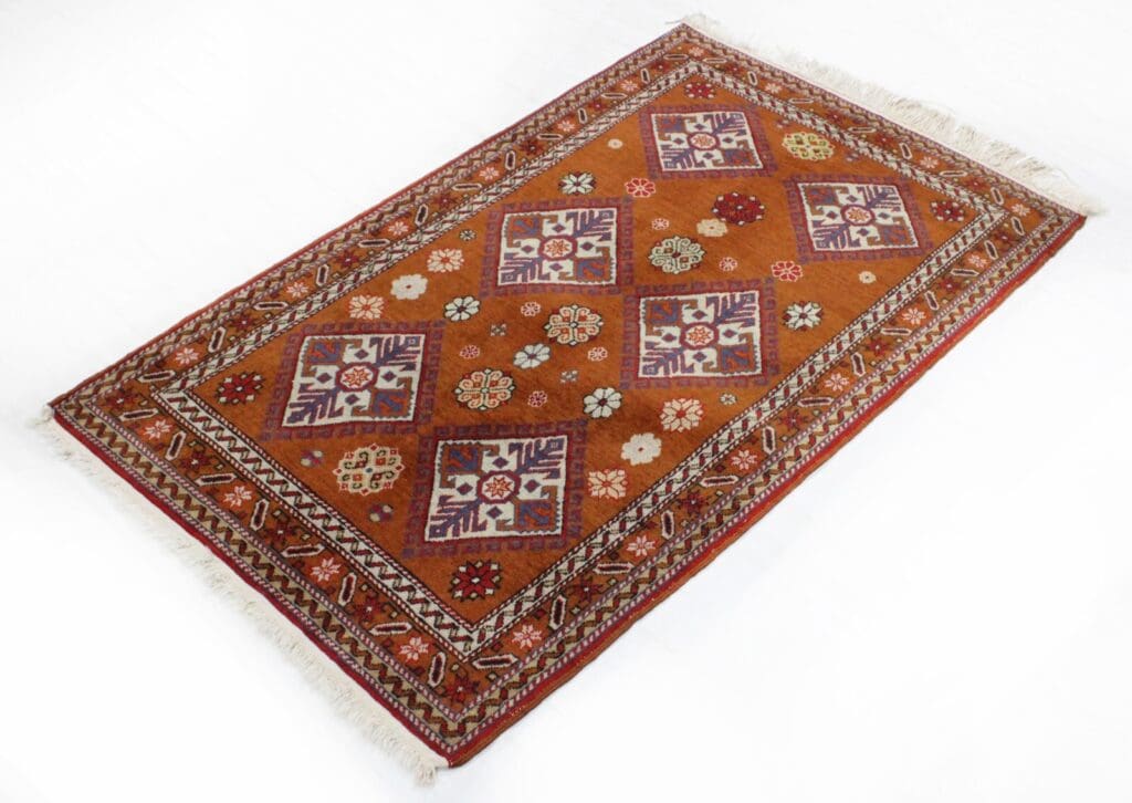 Orientteppich Kazak 115 x 75 cm Wolle handgeknüpft