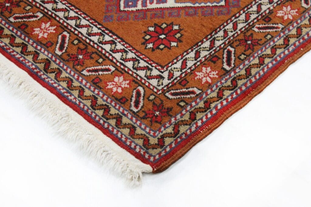 Orientteppich Kazak 115 x 75 cm Wolle handgeknüpft