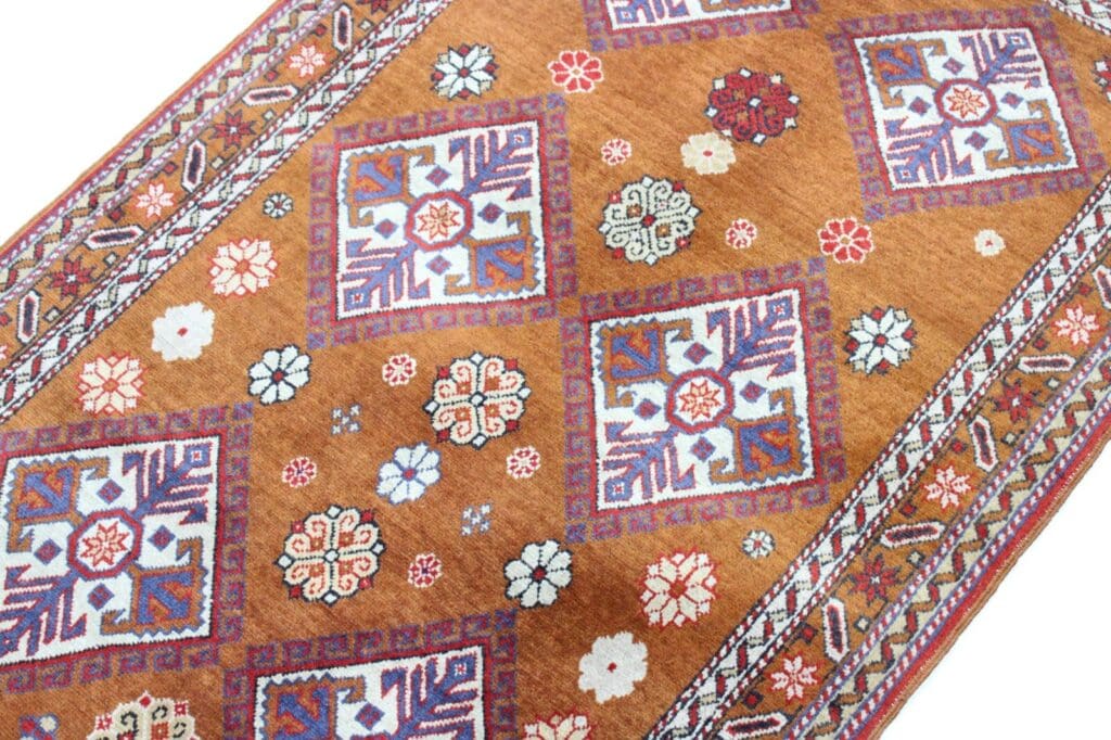 Orientteppich Kazak 115 x 75 cm Wolle handgeknüpft