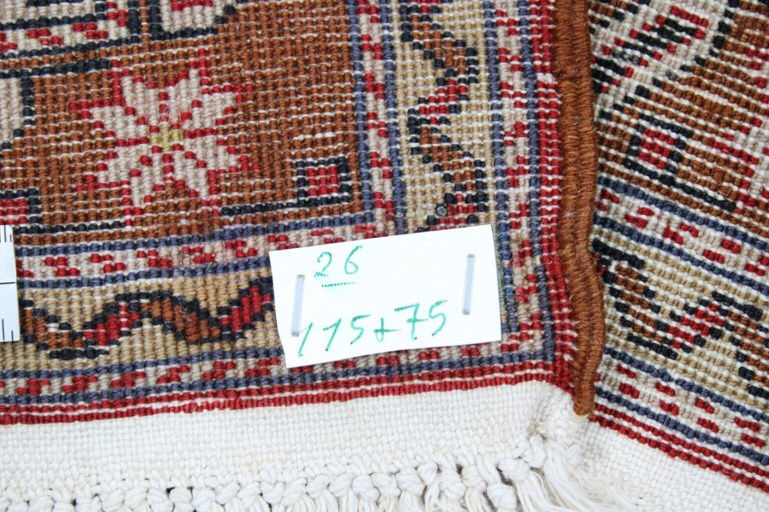 Orientteppich Kazak 115 x 75 cm Wolle handgeknüpft