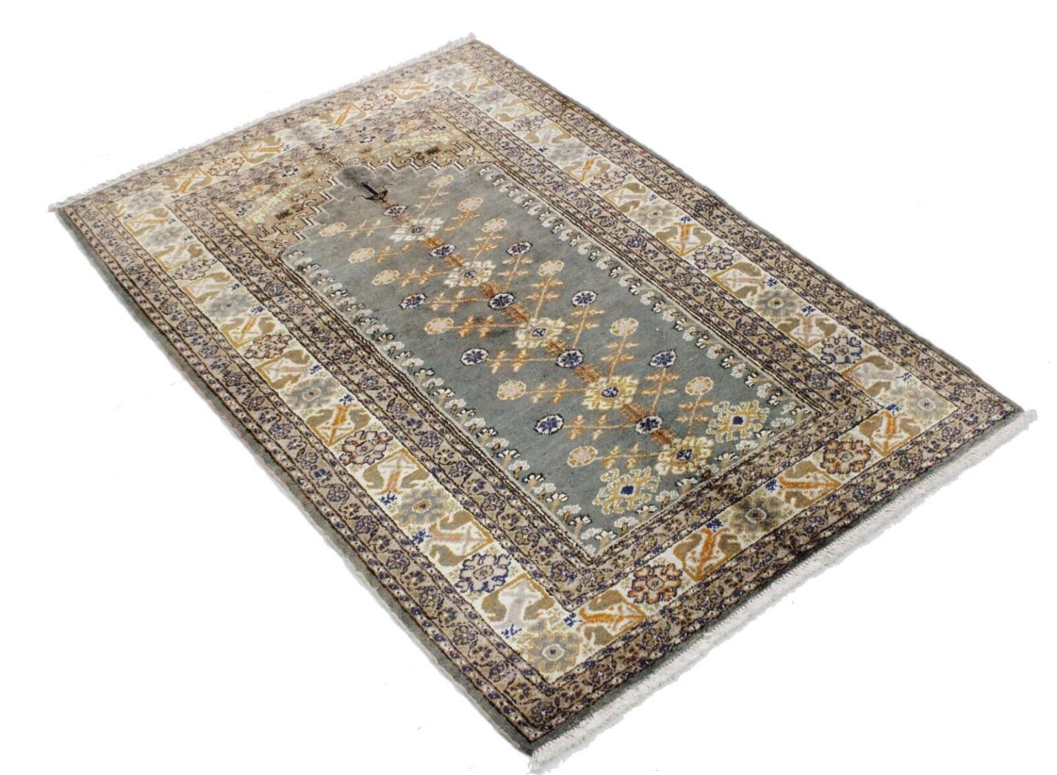 Orientteppich Kaisery 133 x 90 cm handgeknüpft