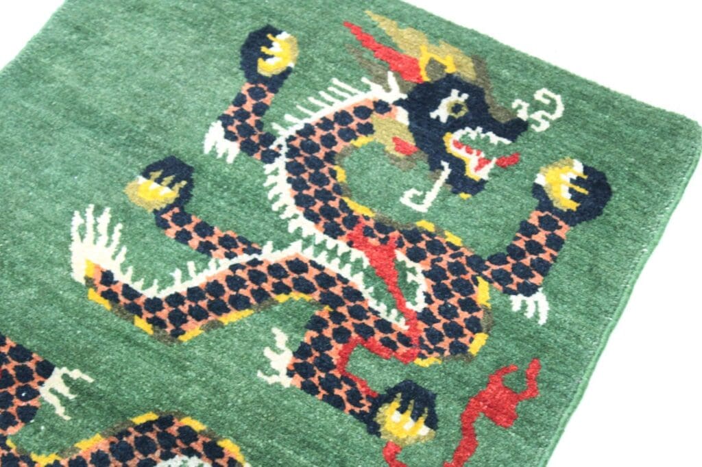 Orientteppich China 90 x 62 cm handgeknüpft