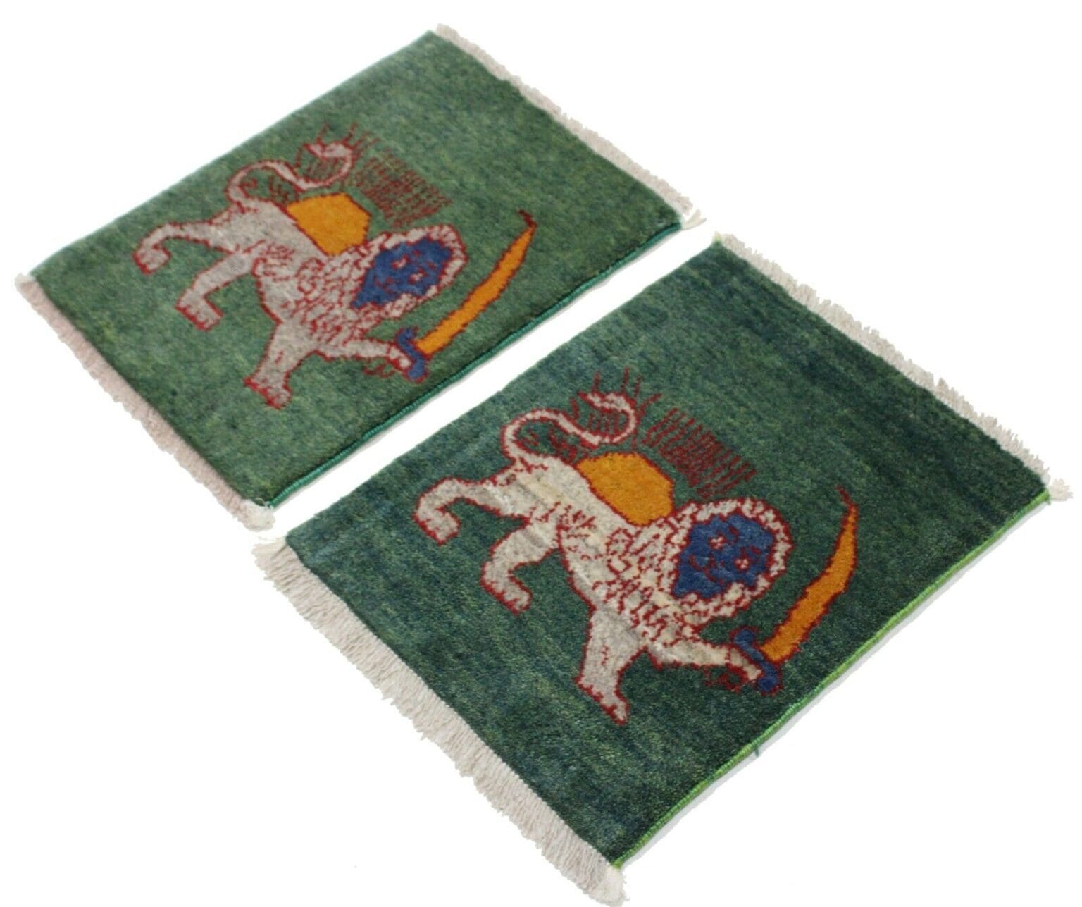 Perserteppich Gabbeh 60x40cm Wolle handgeknüpft