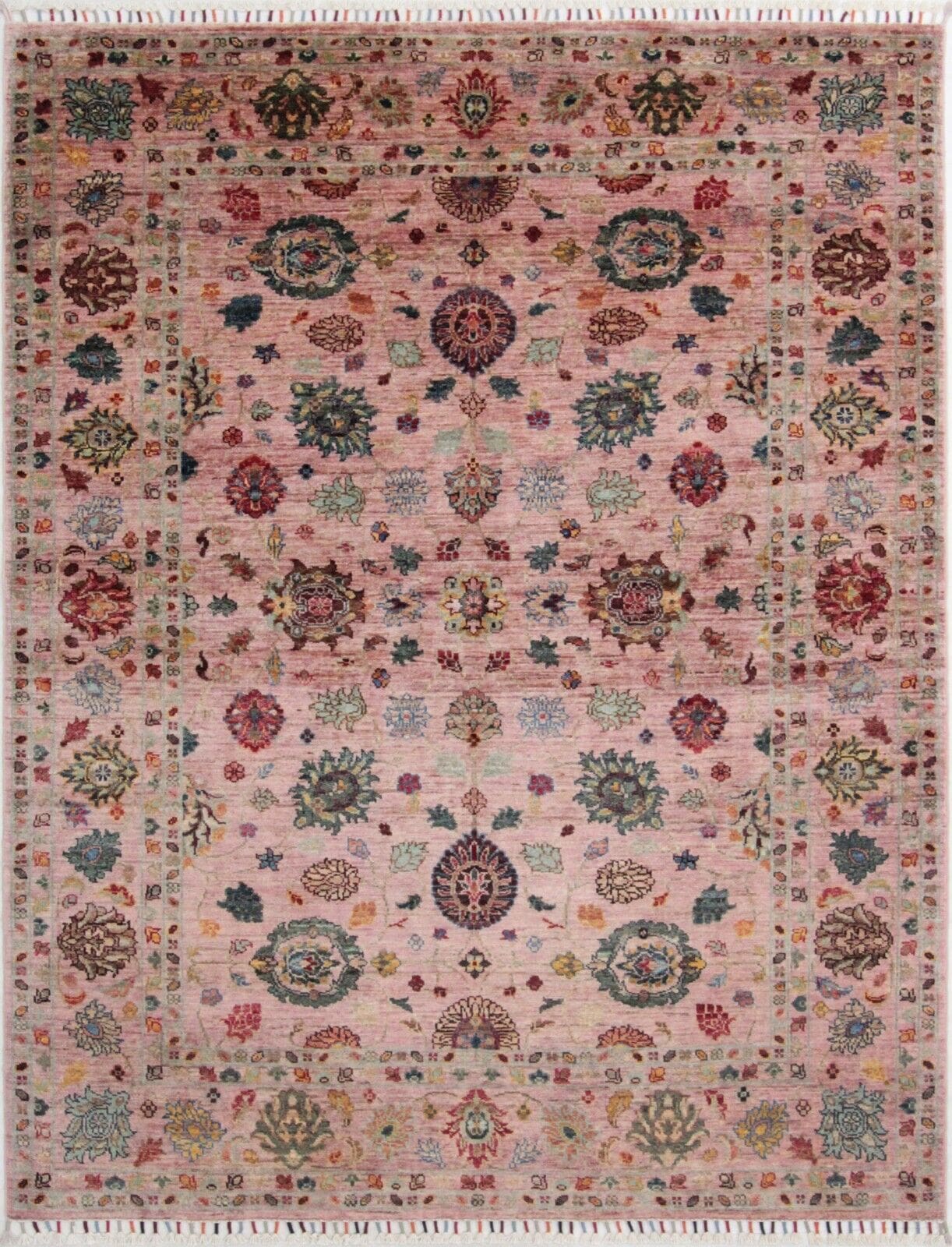 Orientteppich Pakistan 204 x 159 cm Wolle handgeknüpft