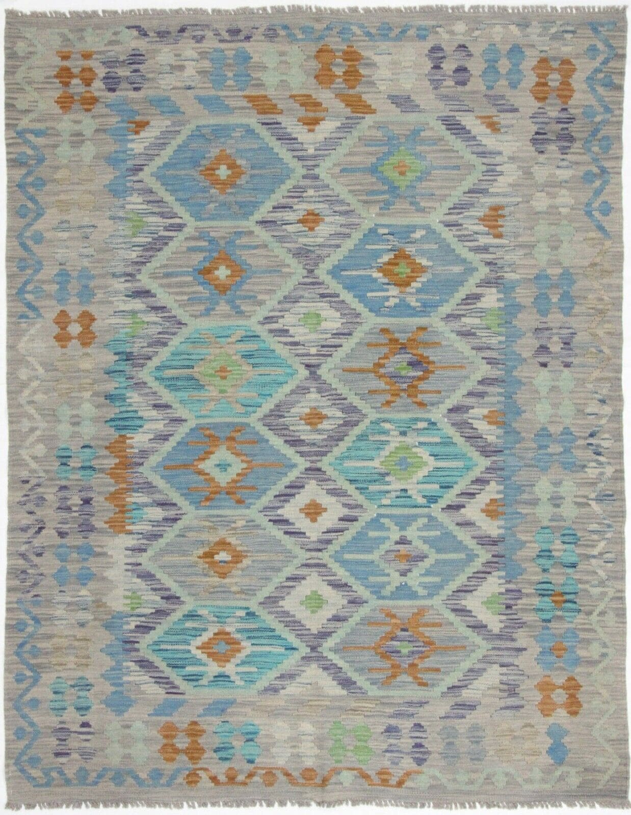 Orientteppich Afghanistan 197 x 156 cm Wolle handgewebt