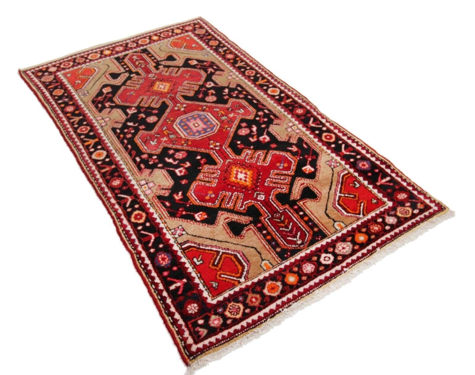 Perserteppich Hamedan 176 x 110 cm Wolle handgeknüpft