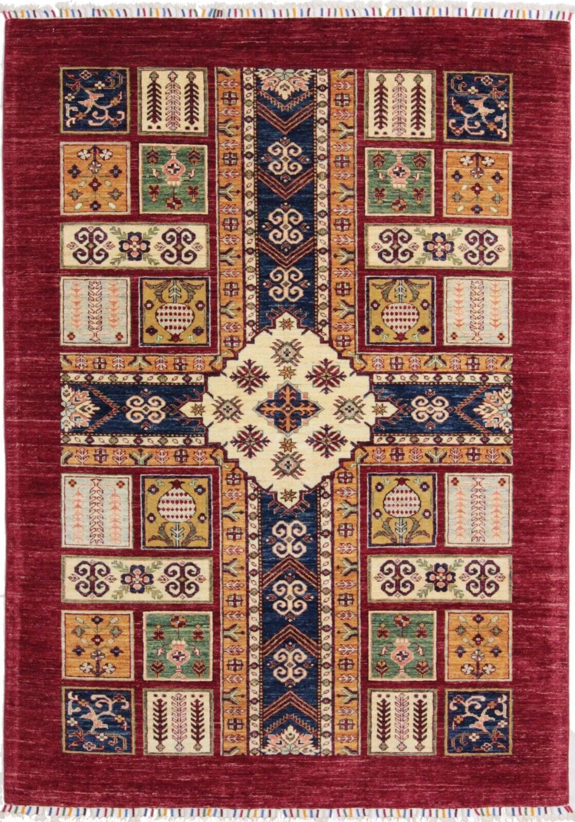 Orientteppich Pakistan 206 x 147 cm Wolle handgeknüpft