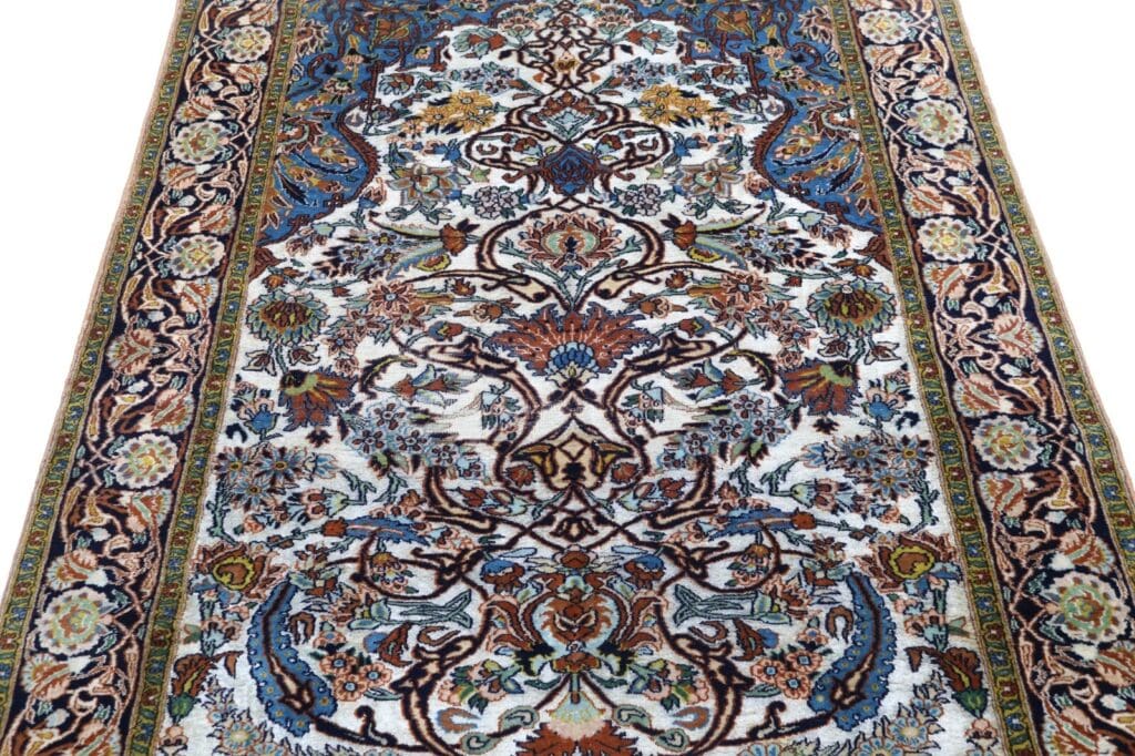 Orientteppich Hereke 192 x 122 cm Wolle handgeknüpft