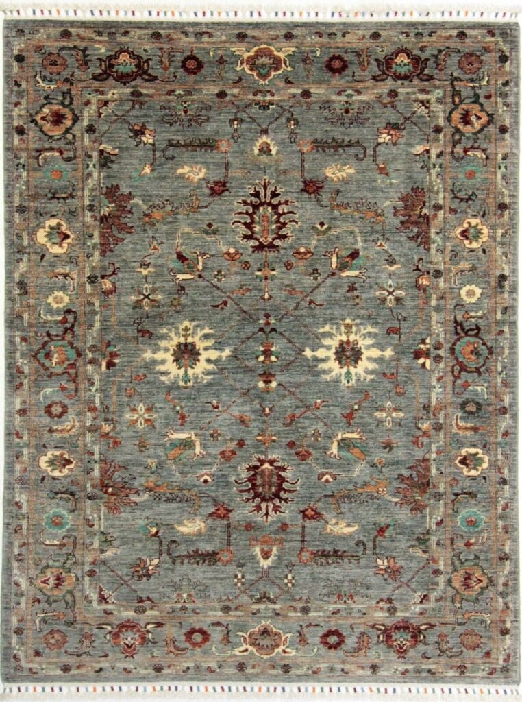 Orientteppich Pakistan Ziegler 202 x 149 cm Wolle handgeknüpft