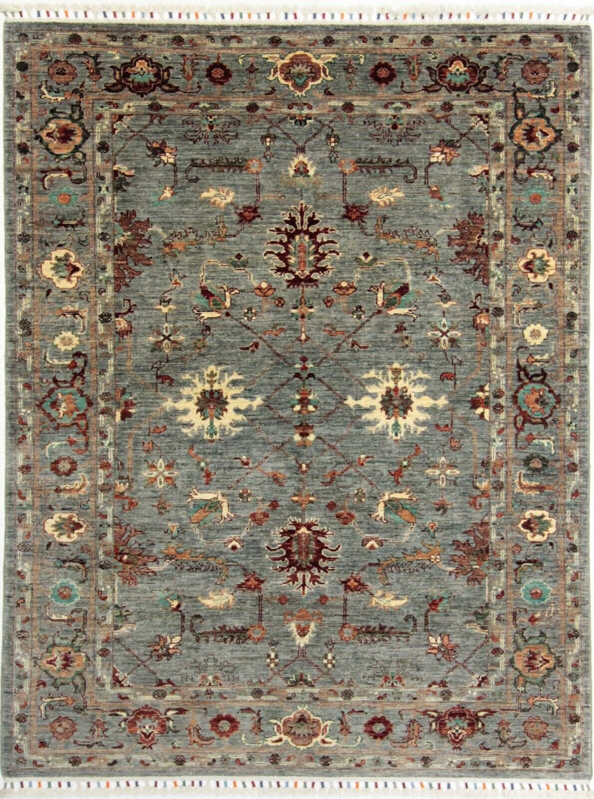 Orientteppich Pakistan Ziegler 202 x 149 cm Wolle handgeknüpft