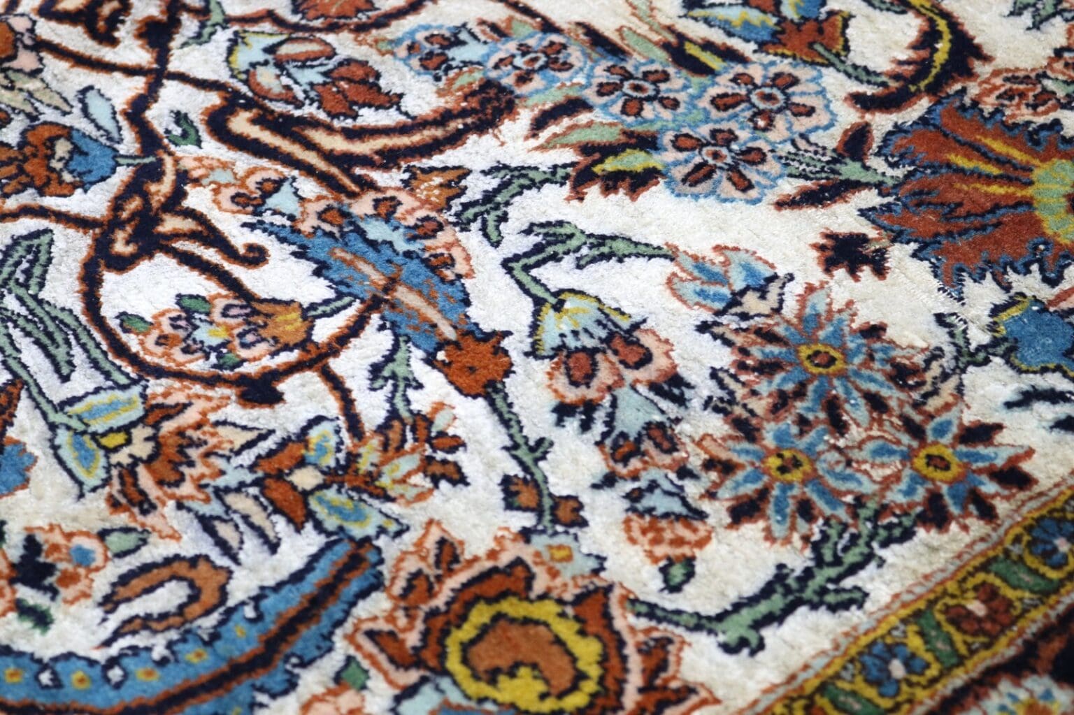 Orientteppich Hereke 192 x 122 cm Wolle handgeknüpft