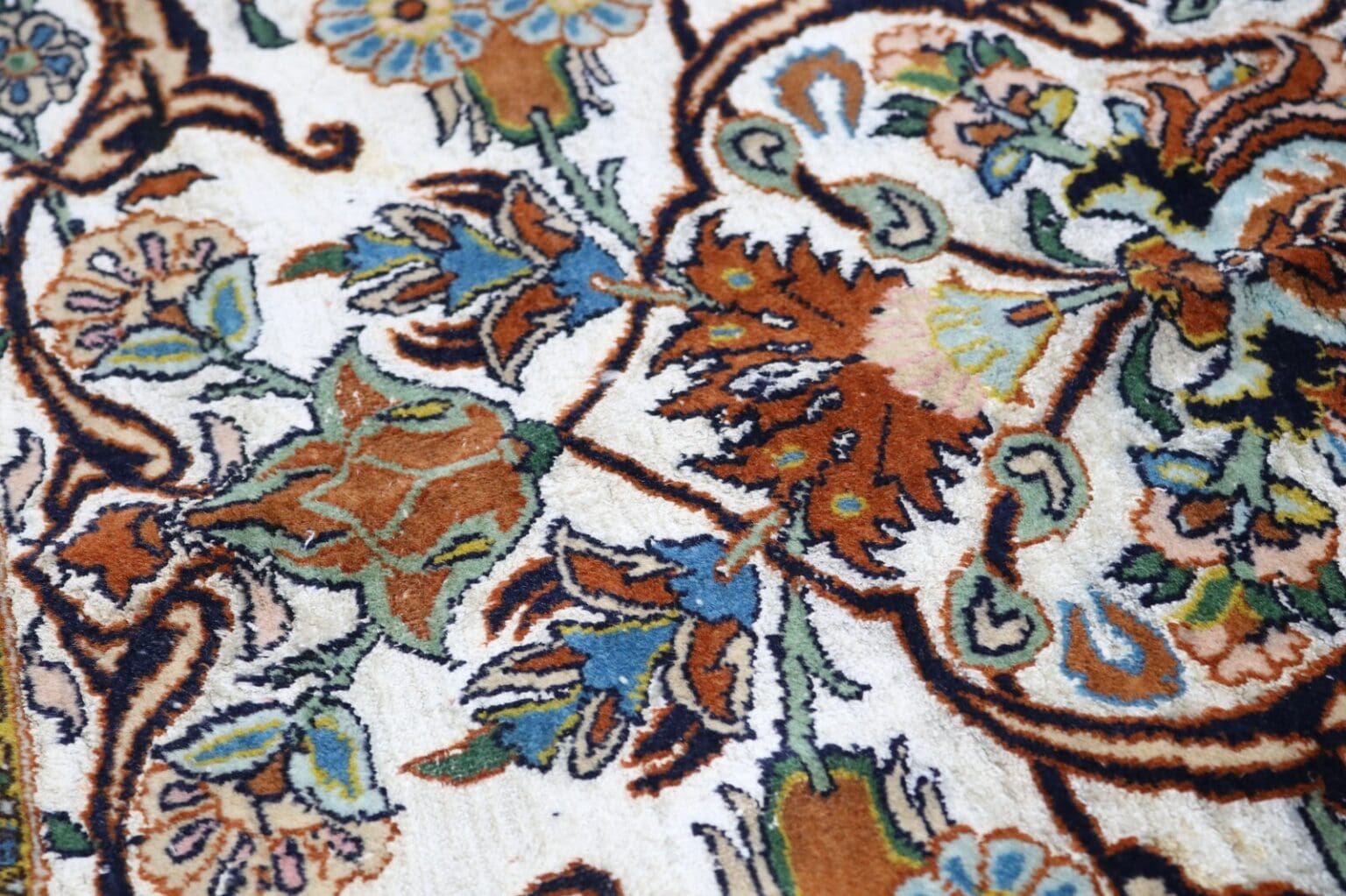 Orientteppich Hereke 192 x 122 cm Wolle handgeknüpft
