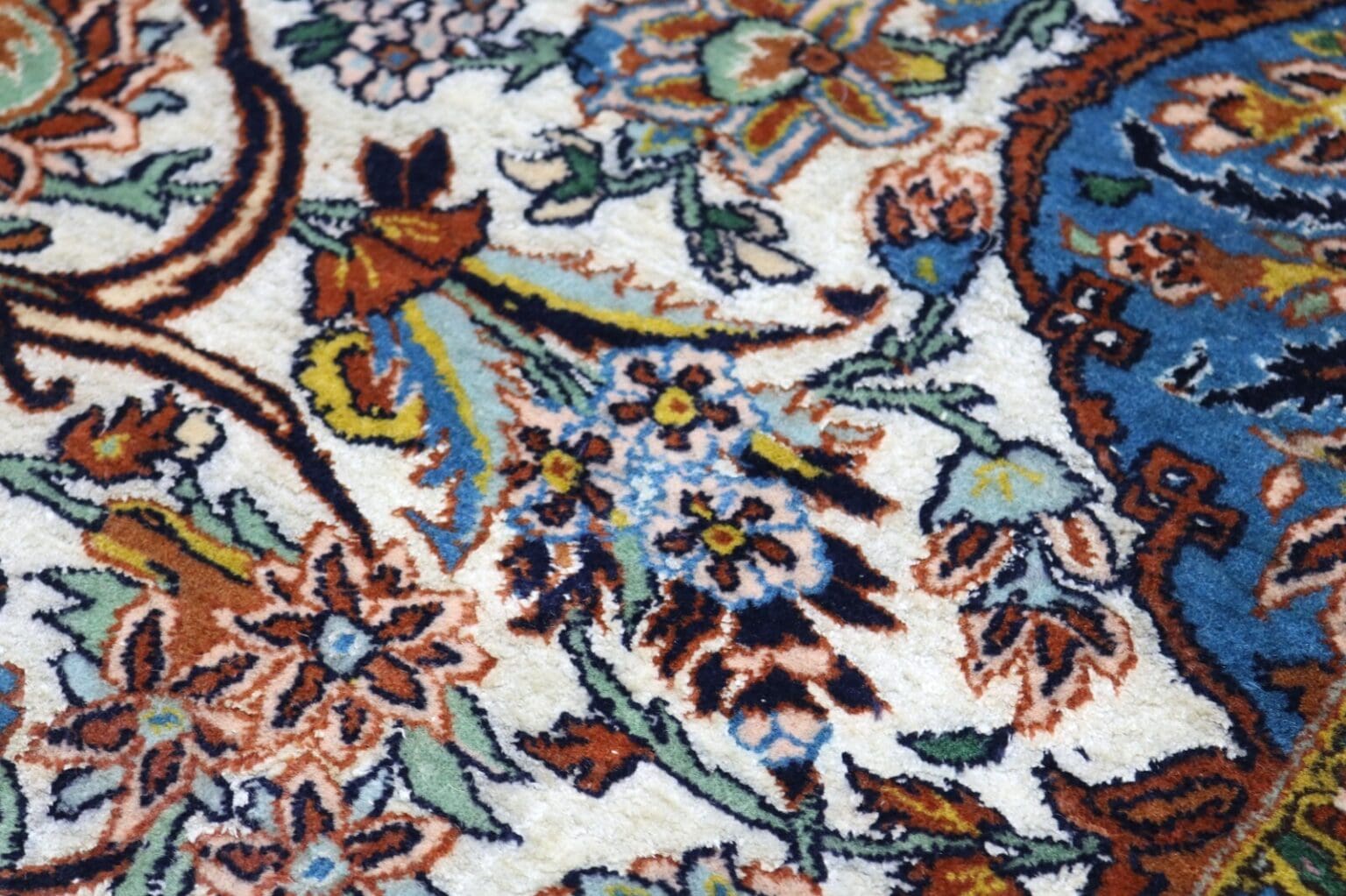 Orientteppich Hereke 192 x 122 cm Wolle handgeknüpft