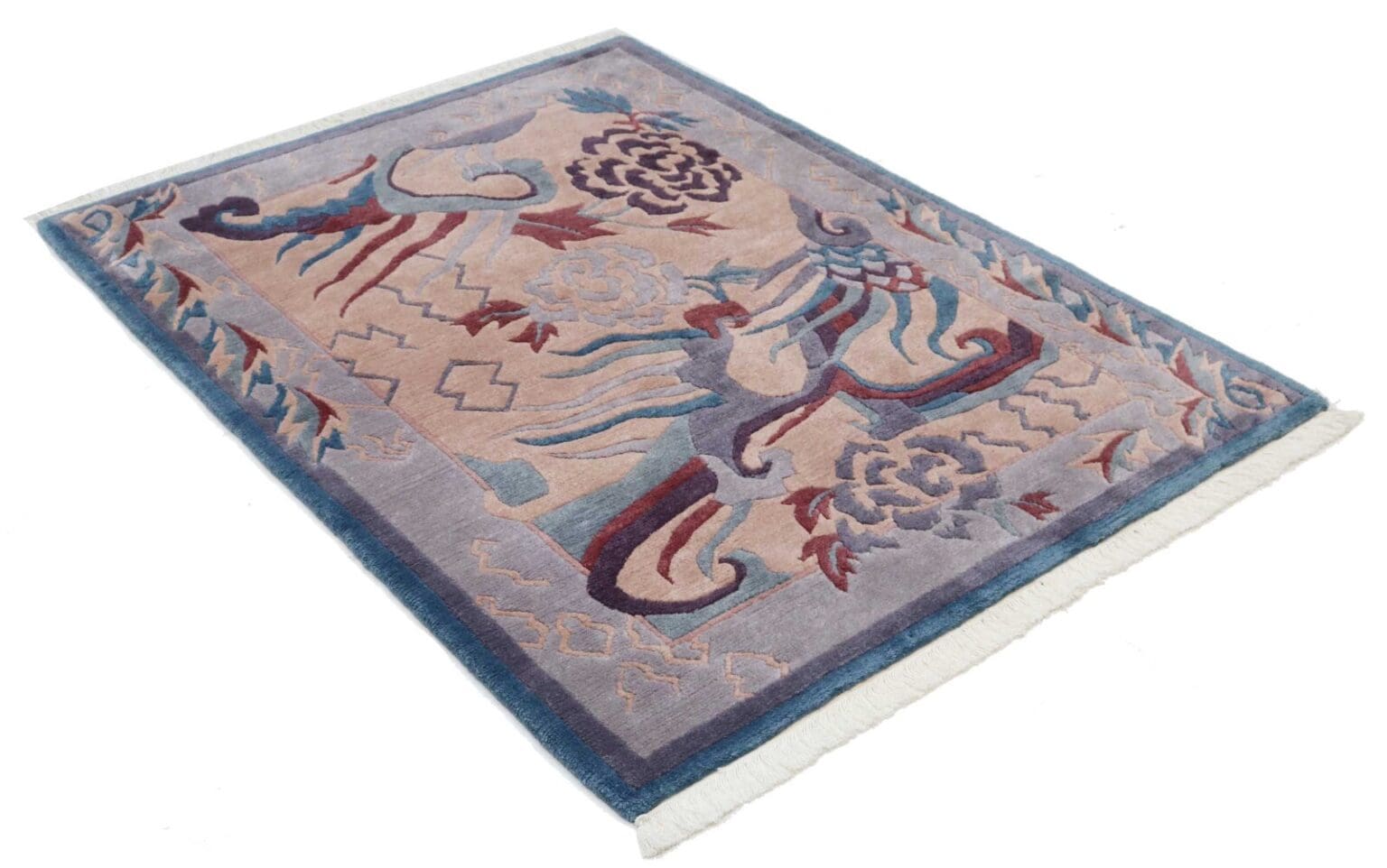 Orientteppich Nepal 174 x 124 cm Wolle handgeknüpft