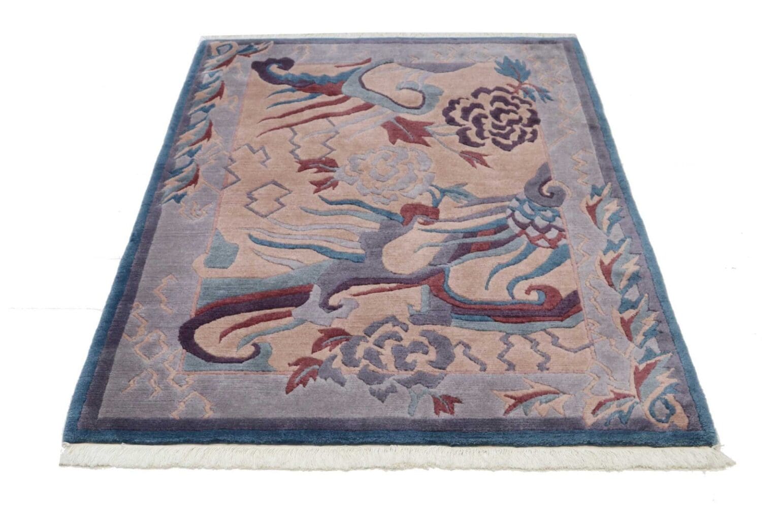 Orientteppich Nepal 174 x 124 cm Wolle handgeknüpft