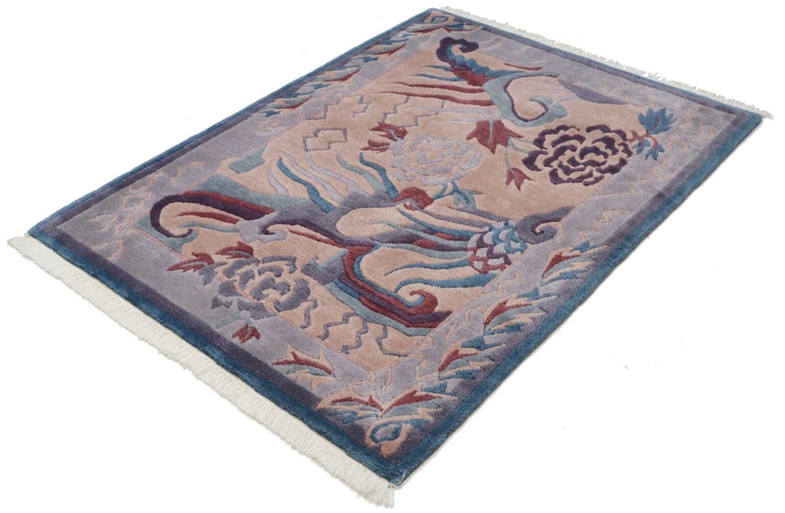 Orientteppich Nepal 174 x 124 cm Wolle handgeknüpft