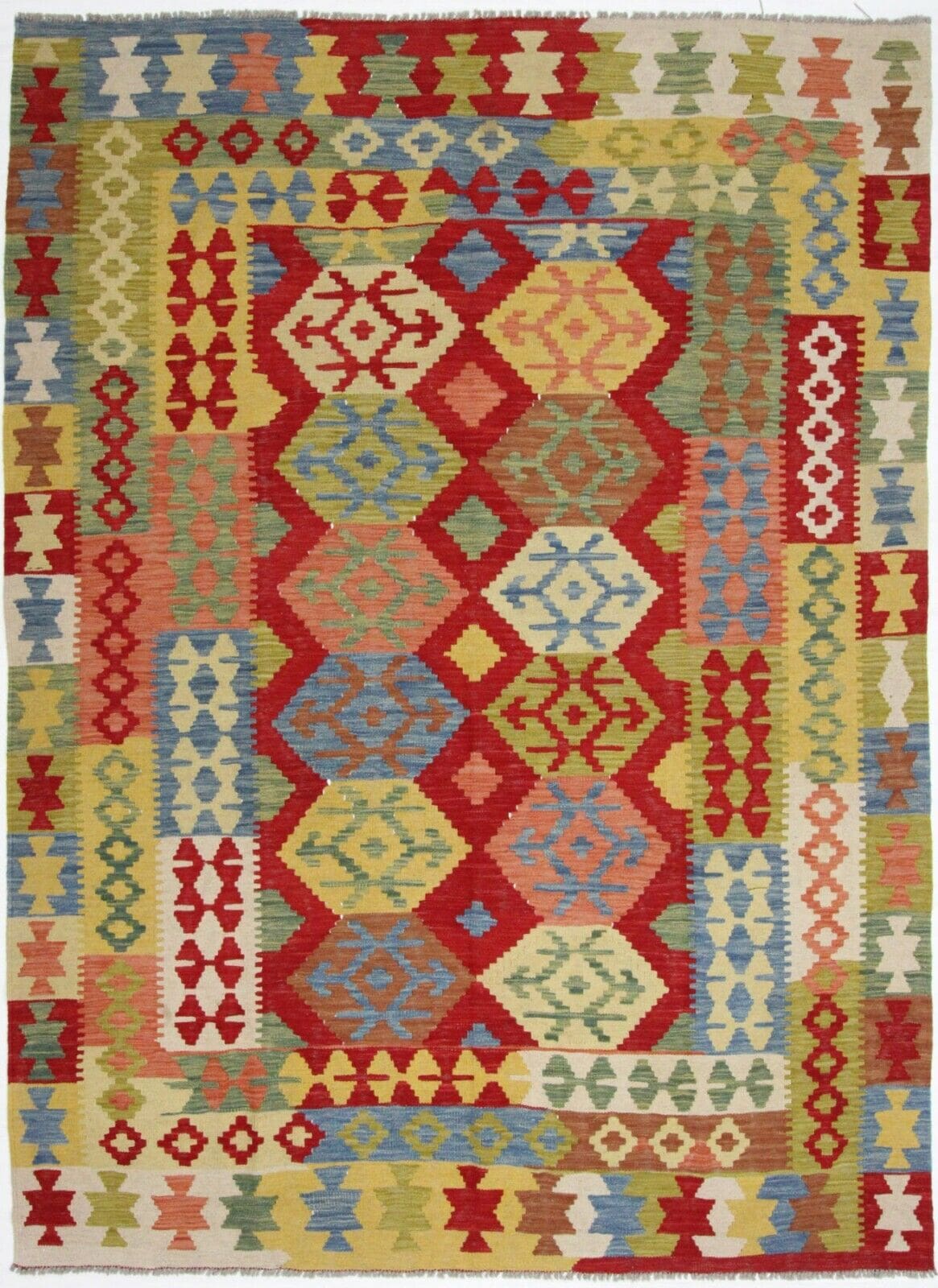 Orientteppich Afghanistan 245 x 180 cm Wolle handgewebt