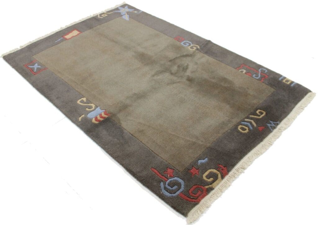 Orientteppich Nepal 190 x 127 cm Wolle handgeknüpft