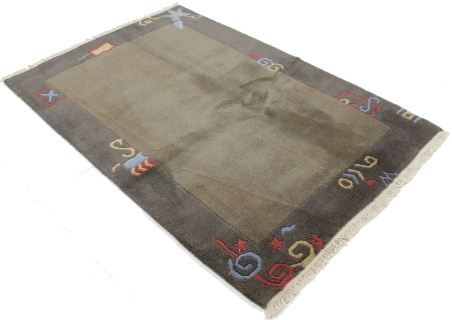 Orientteppich Nepal 190 x 127 cm Wolle handgeknüpft