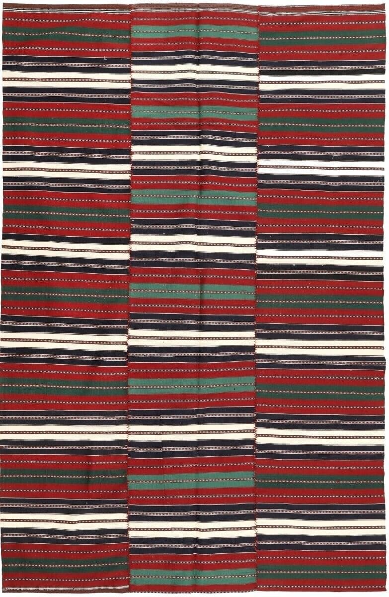 perser-kelim-fars-257x165-cm-handgewebt-modern-neu Perserteppich Fars 257 x 165 cm Wolle handgewebt