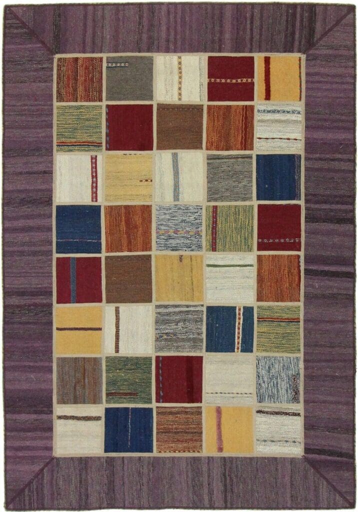 Perserteppich Persisch 202x141 cm Wolle handgewebt