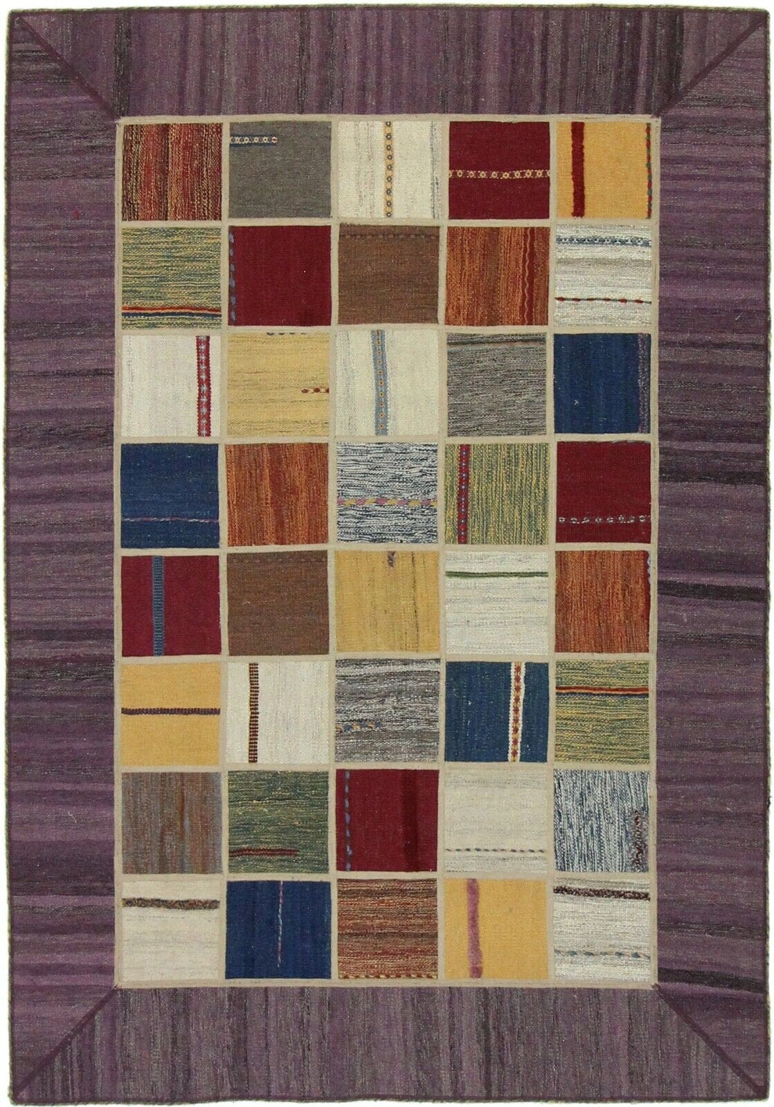Perserteppich Persisch 202x141 cm Wolle handgewebt