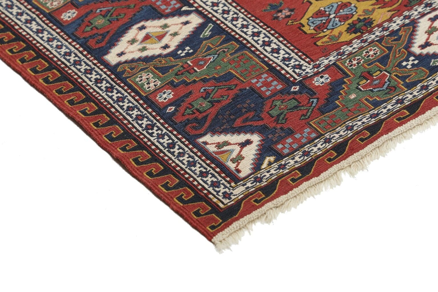 Perserteppich 210x172 cm Wolle handgewebt