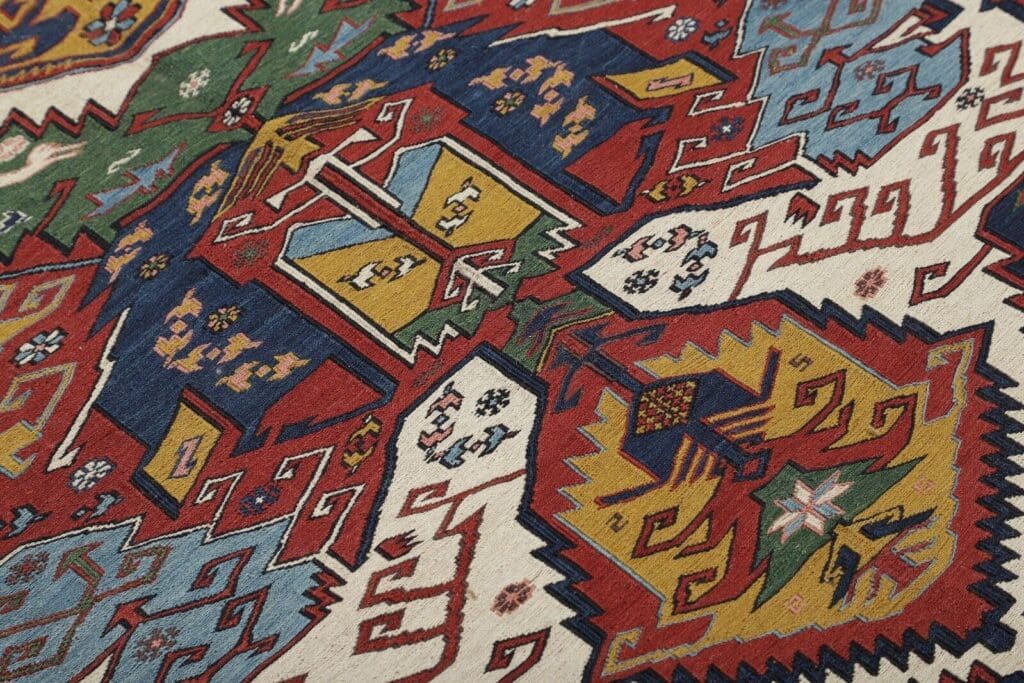 Perserteppich 210x172 cm Wolle handgewebt