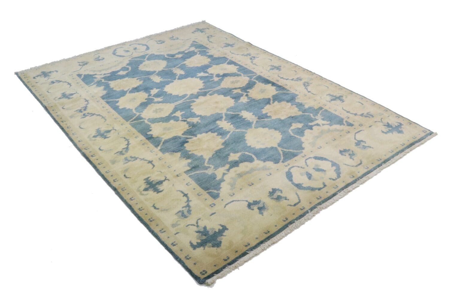 Orientteppich Pakistan 220 x 168 cm Wolle handgeknüpft
