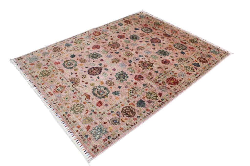 Orientteppich Pakistan 204 x 159 cm Wolle handgeknüpft