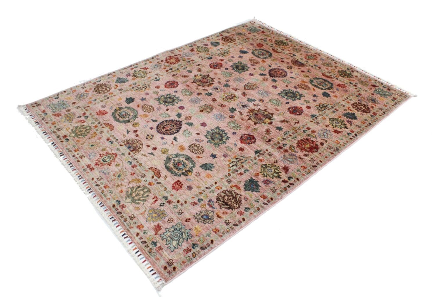 Orientteppich Pakistan 204 x 159 cm Wolle handgeknüpft