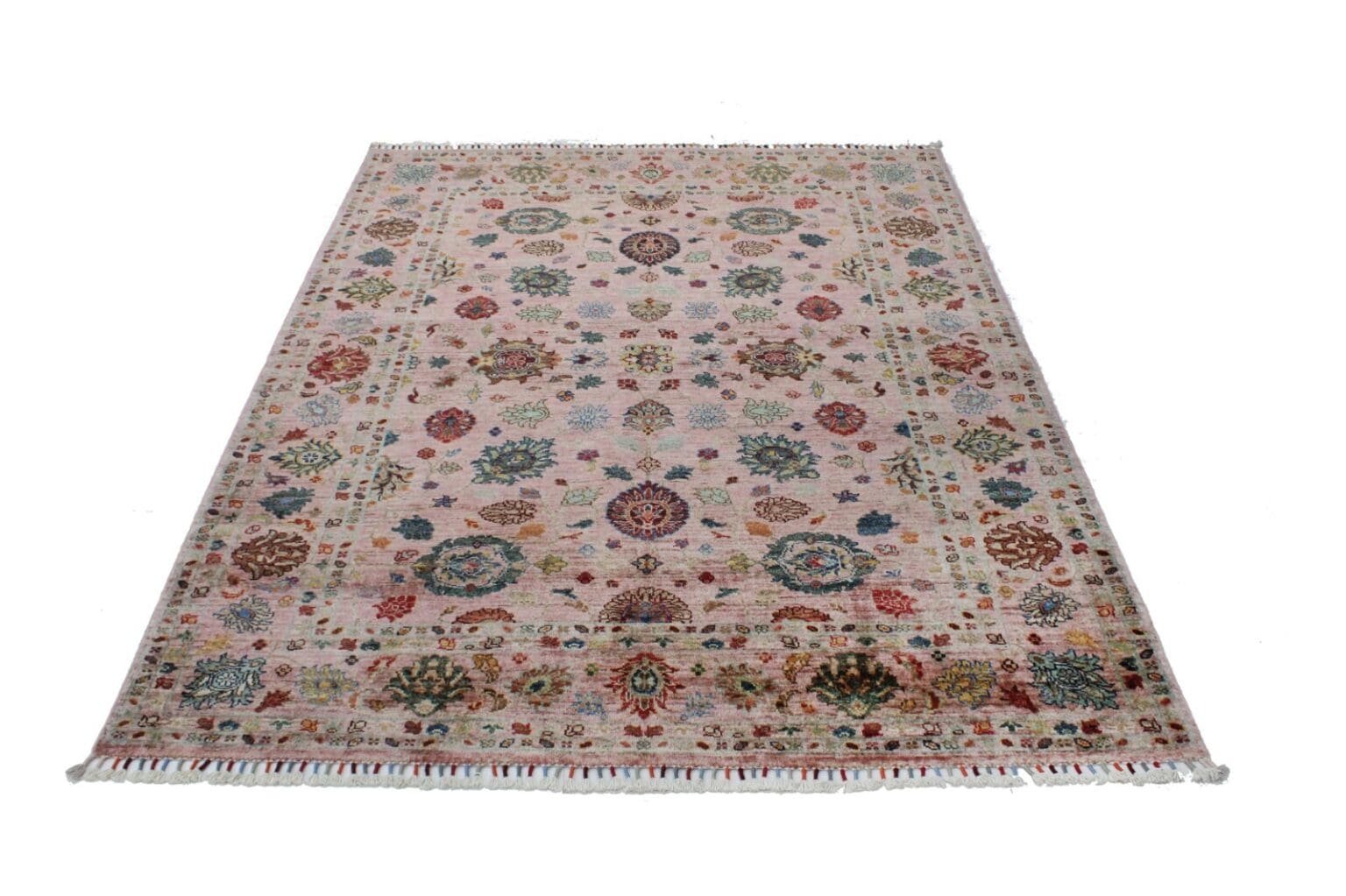 Orientteppich Pakistan 204 x 159 cm Wolle handgeknüpft