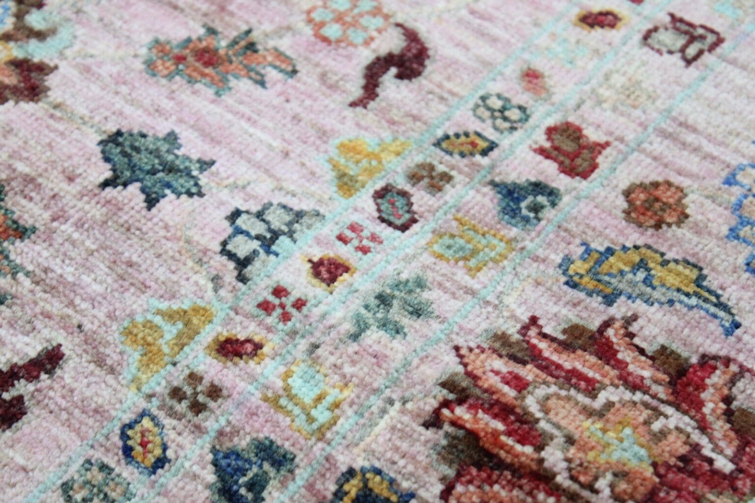 Orientteppich Pakistan 204 x 159 cm Wolle handgeknüpft