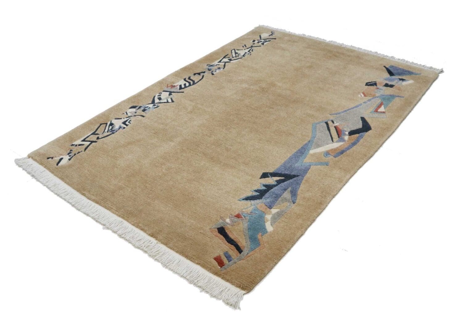 Orientteppich Nepal 202x141 cm Wolle handgeknüpft