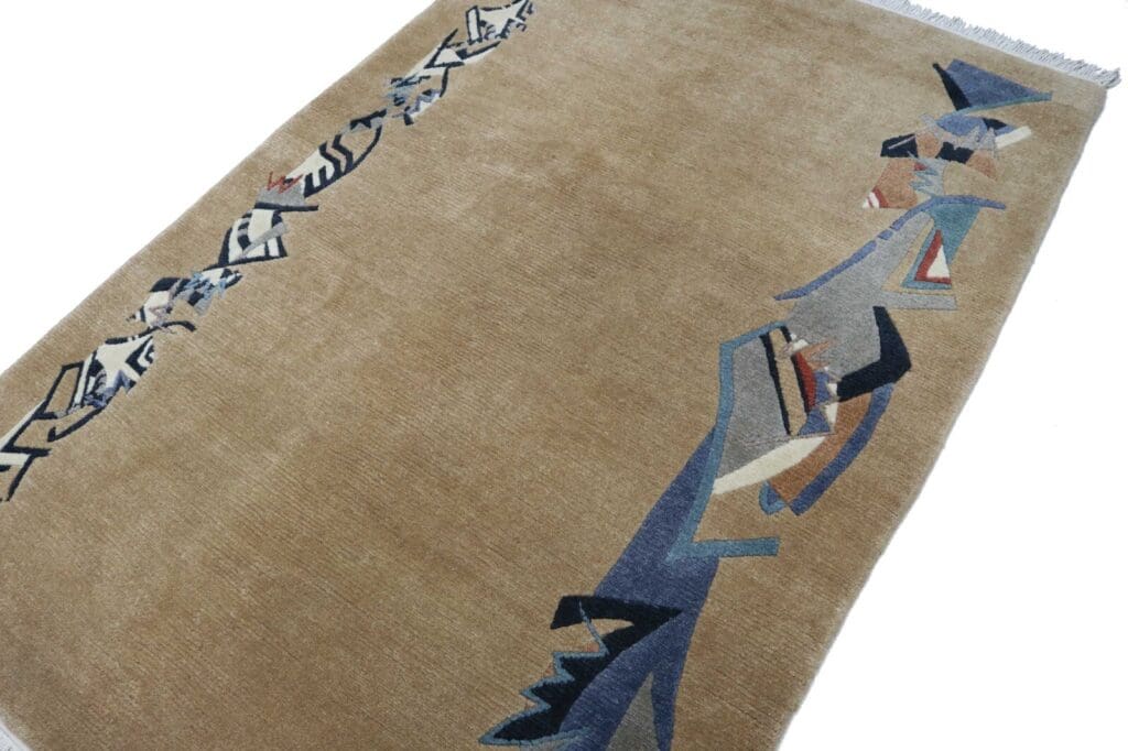 Orientteppich Nepal 202x141 cm Wolle handgeknüpft