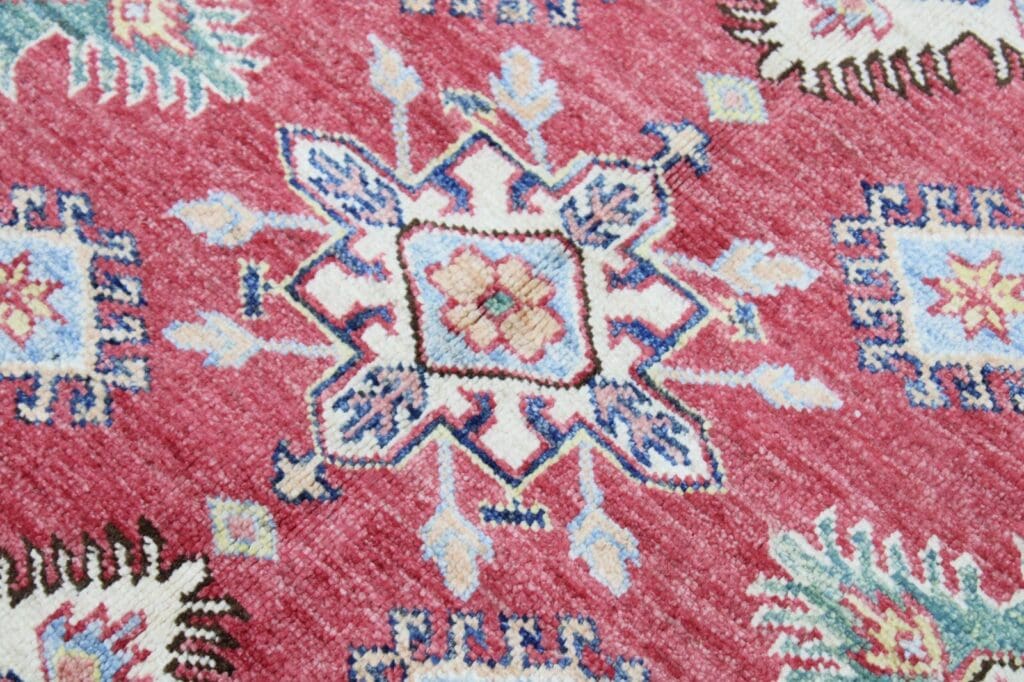 kazak-teppich-207x148-cm-160000-knoten-handgeknupft-wolle-6 Orientteppich Kazak 207 x 148 cm Wolle handgeknüpft